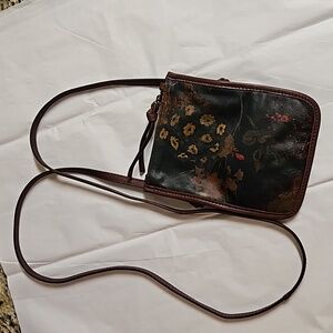 Johnny Was Leather Crossbody Beautiful! Ex Cond.